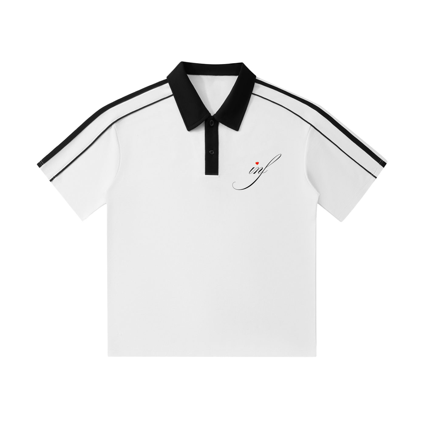 The Artist 07 Contrast Collar Short-Sleeve Polo Shirt