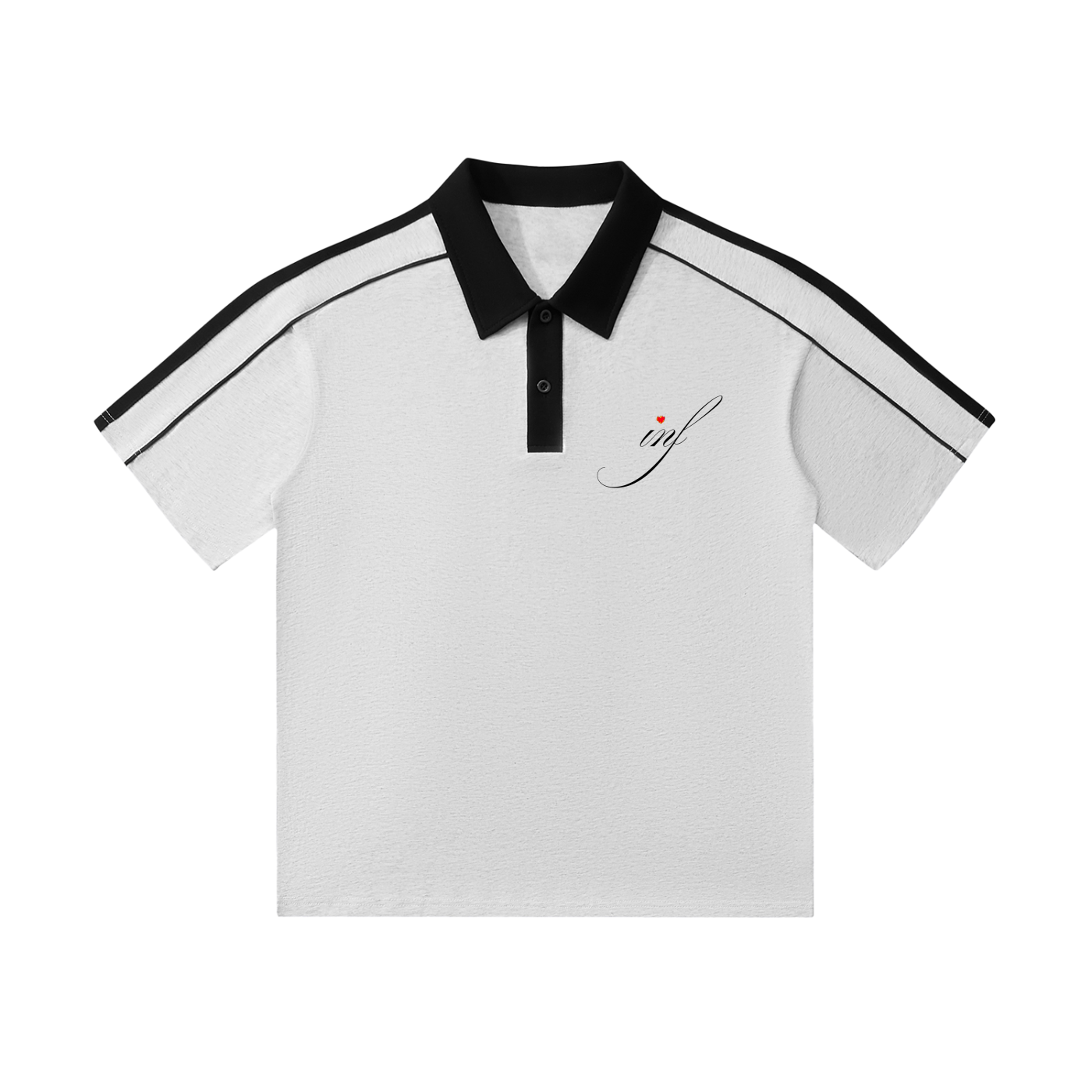 The Artist 07 Contrast Collar Short-Sleeve Polo Shirt
