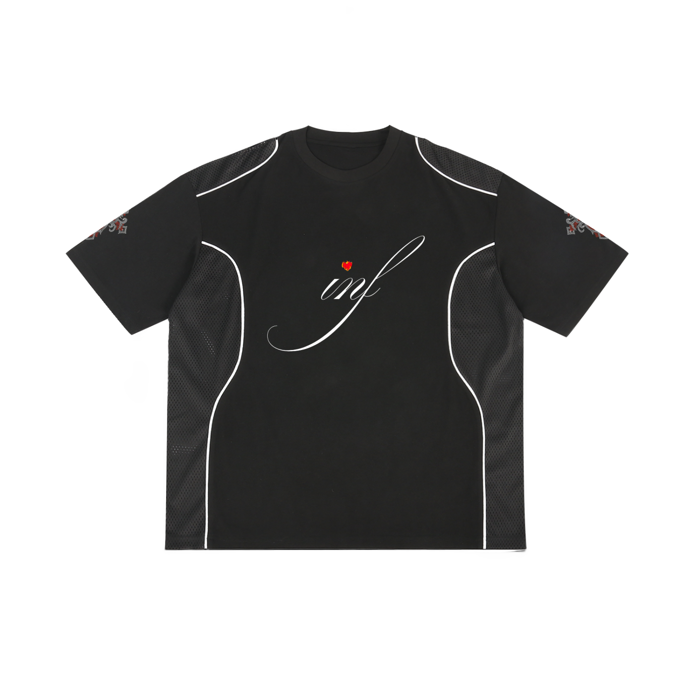 Only Do Shit You Believe Contrast Piped Panel T-Shirt