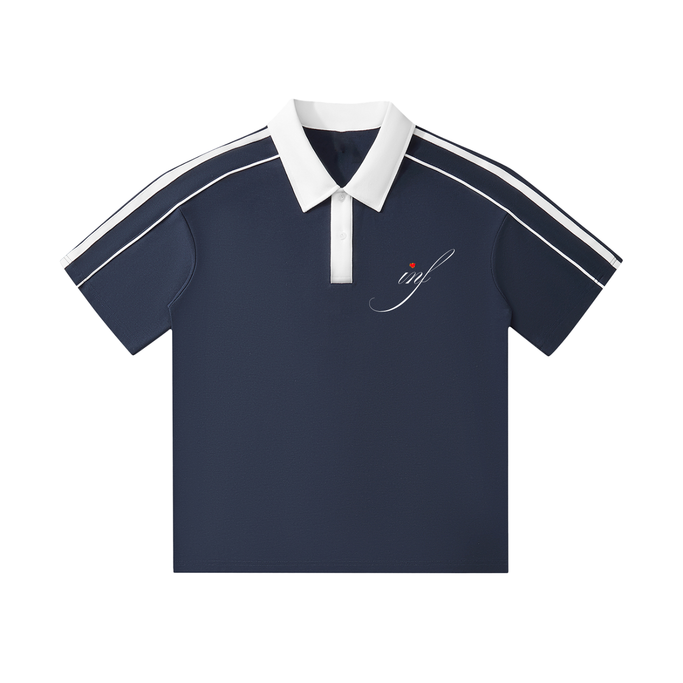 The Artist 07 Contrast Collar Short-Sleeve Polo Shirt