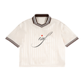 The Artist 07 Contrast Stripes Polo Collar T-Shirt