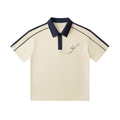 The Artist 07 Contrast Collar Short-Sleeve Polo Shirt