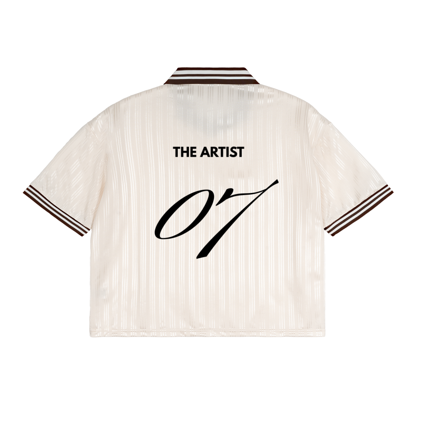 The Artist 07 Contrast Stripes Polo Collar T-Shirt