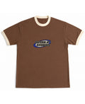 Mousse & Cream Ringer tee Front Design