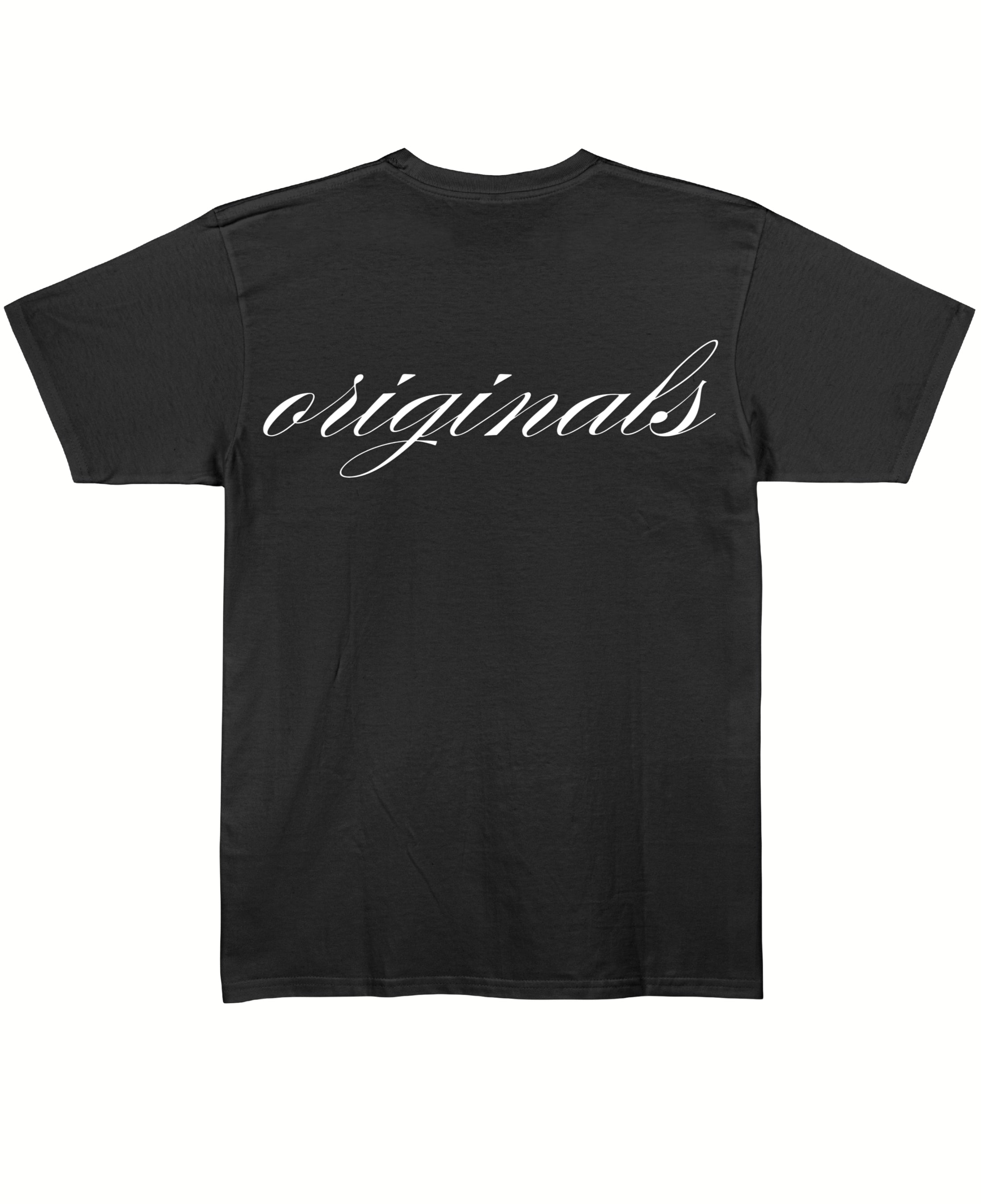 Black Regular Fit T-shirt Back Design
