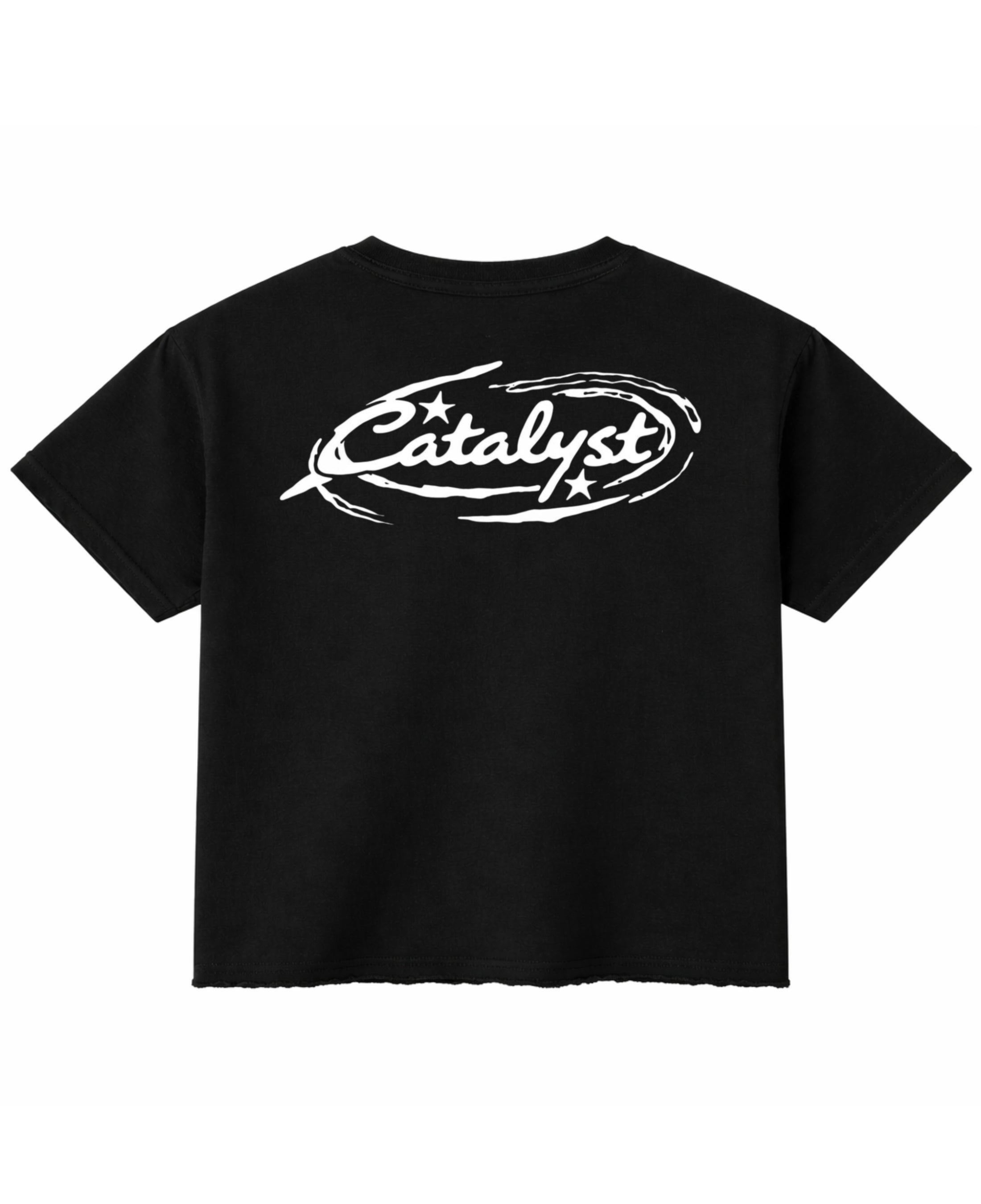 Black Boxy Fit T-shirt Back Design