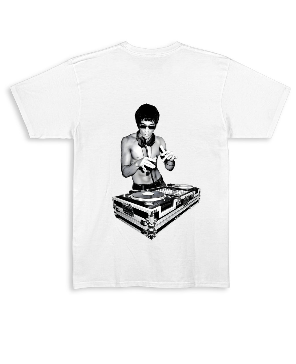 White Regular Fit T-shirt Back Design
