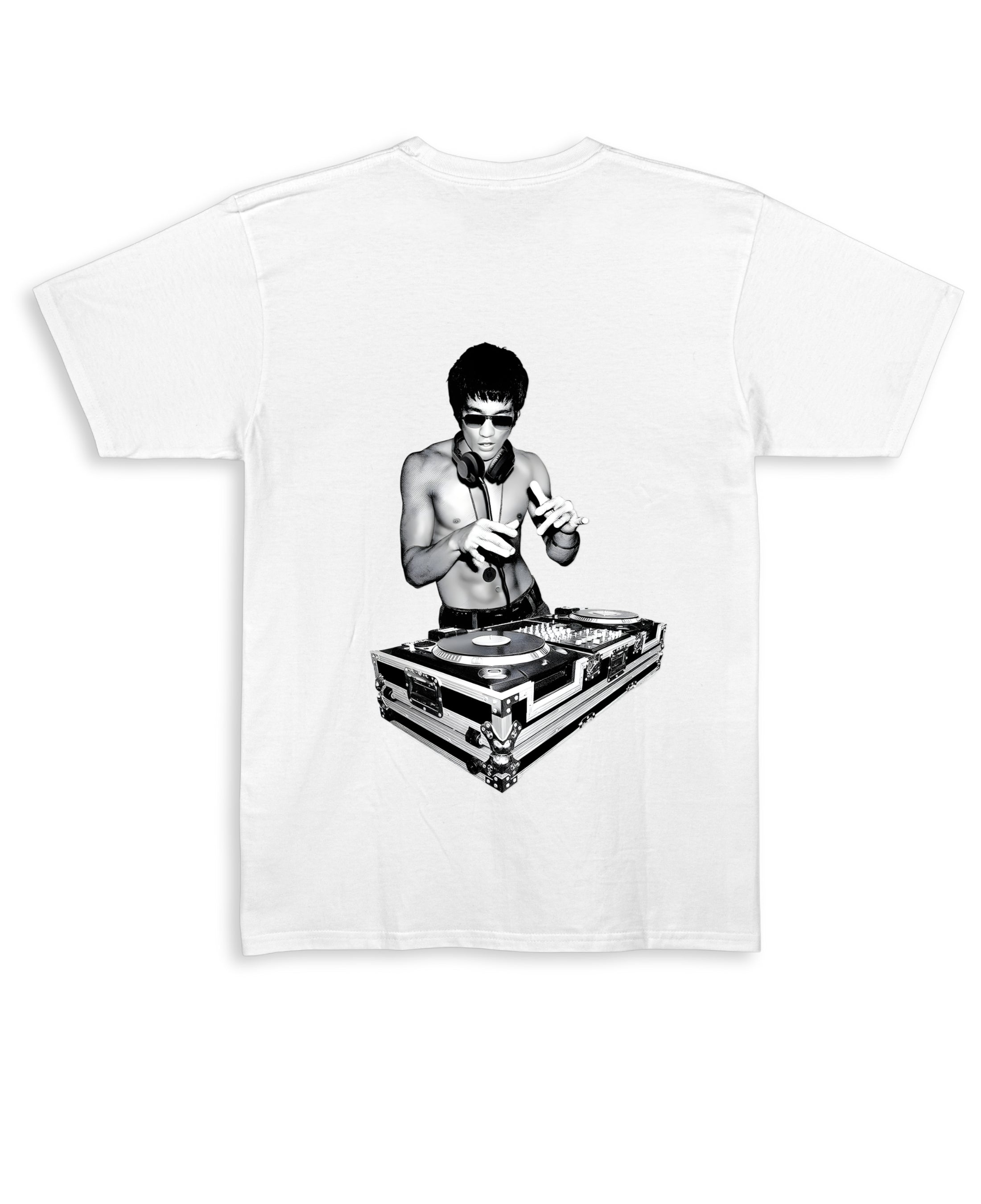 White Regular Fit T-shirt Back Design