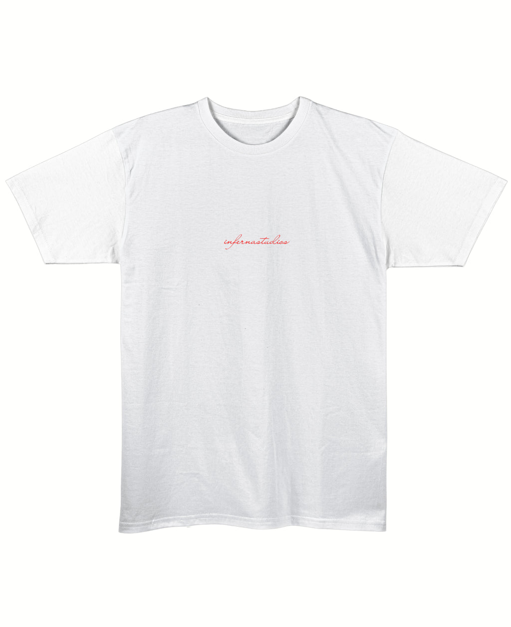 White Regular Fit T-shirt Front Design