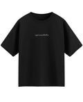 Black Oversized T-shirt Front Design