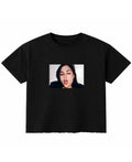 Black Boxy Fit T-shirt Front Design