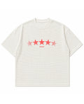 Off-white waffle boxy fit Front Design