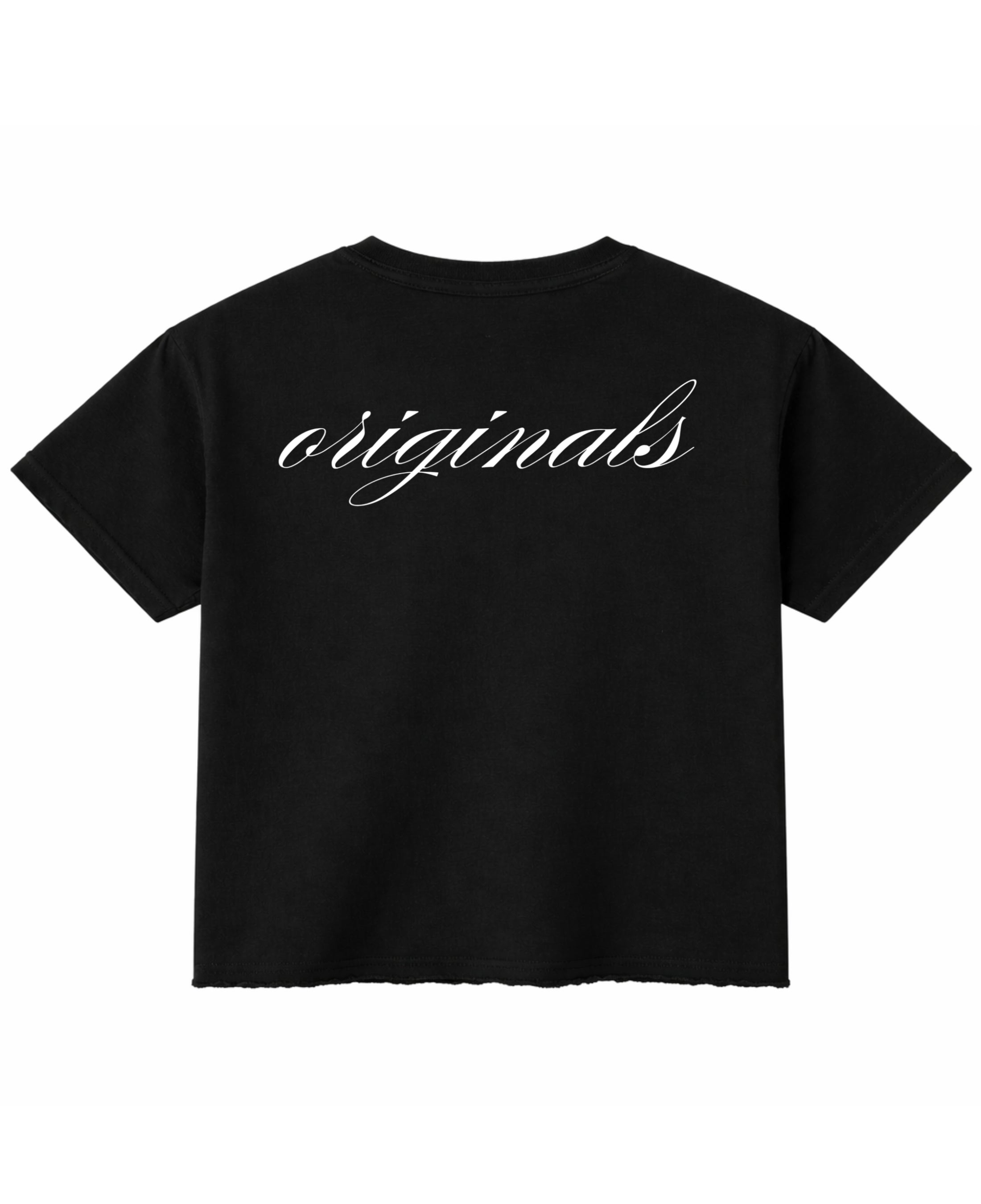Black Boxy Fit T-shirt Back Design