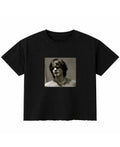 Black Boxy Fit T-shirt Front Design