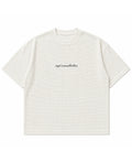 Off-white waffle boxy fit Front Design