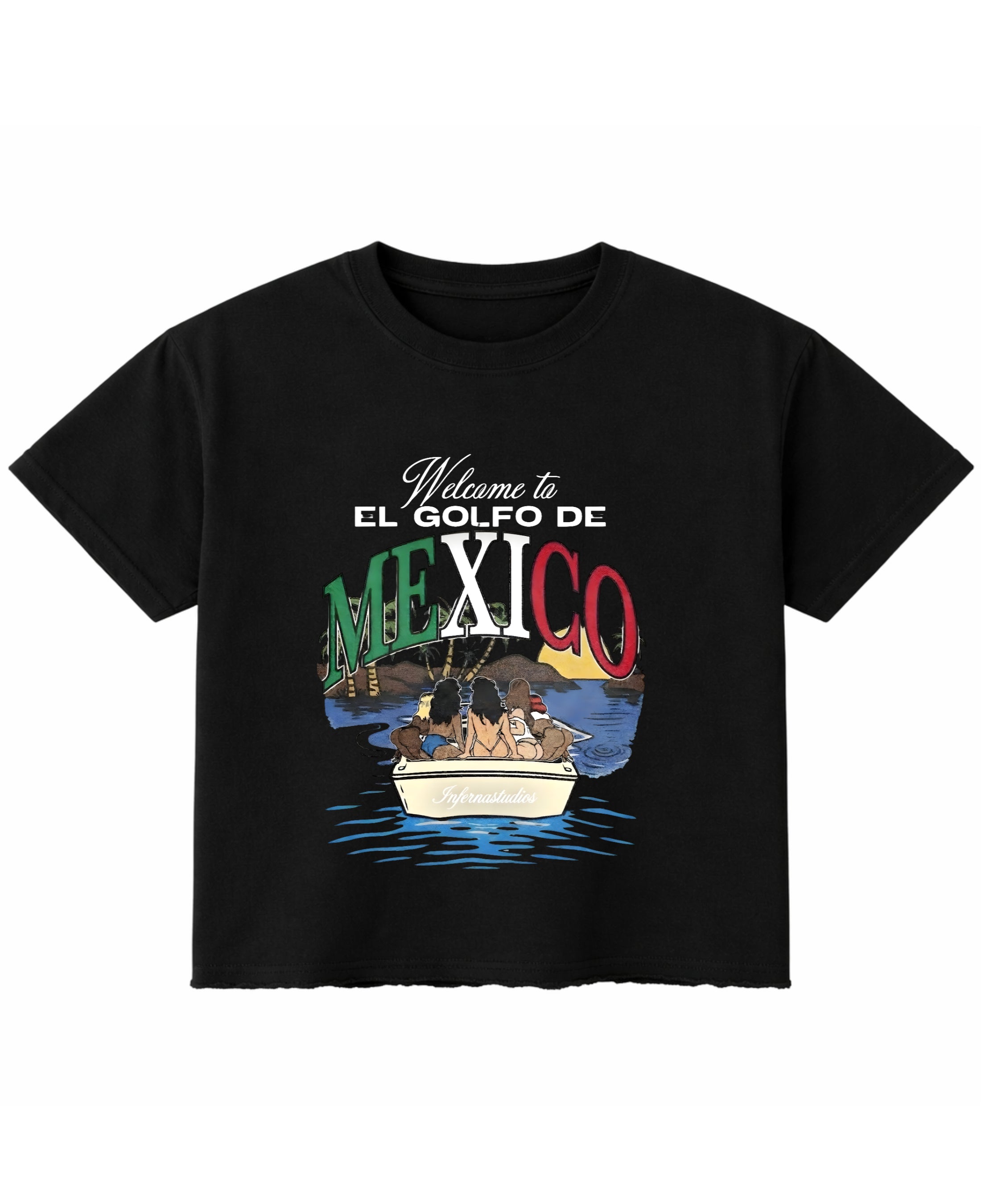Black Boxy Fit T-shirt Front Design