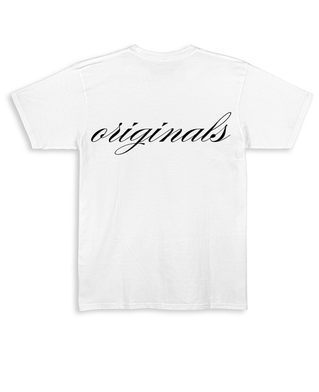 White Regular Fit T-shirt Back Design