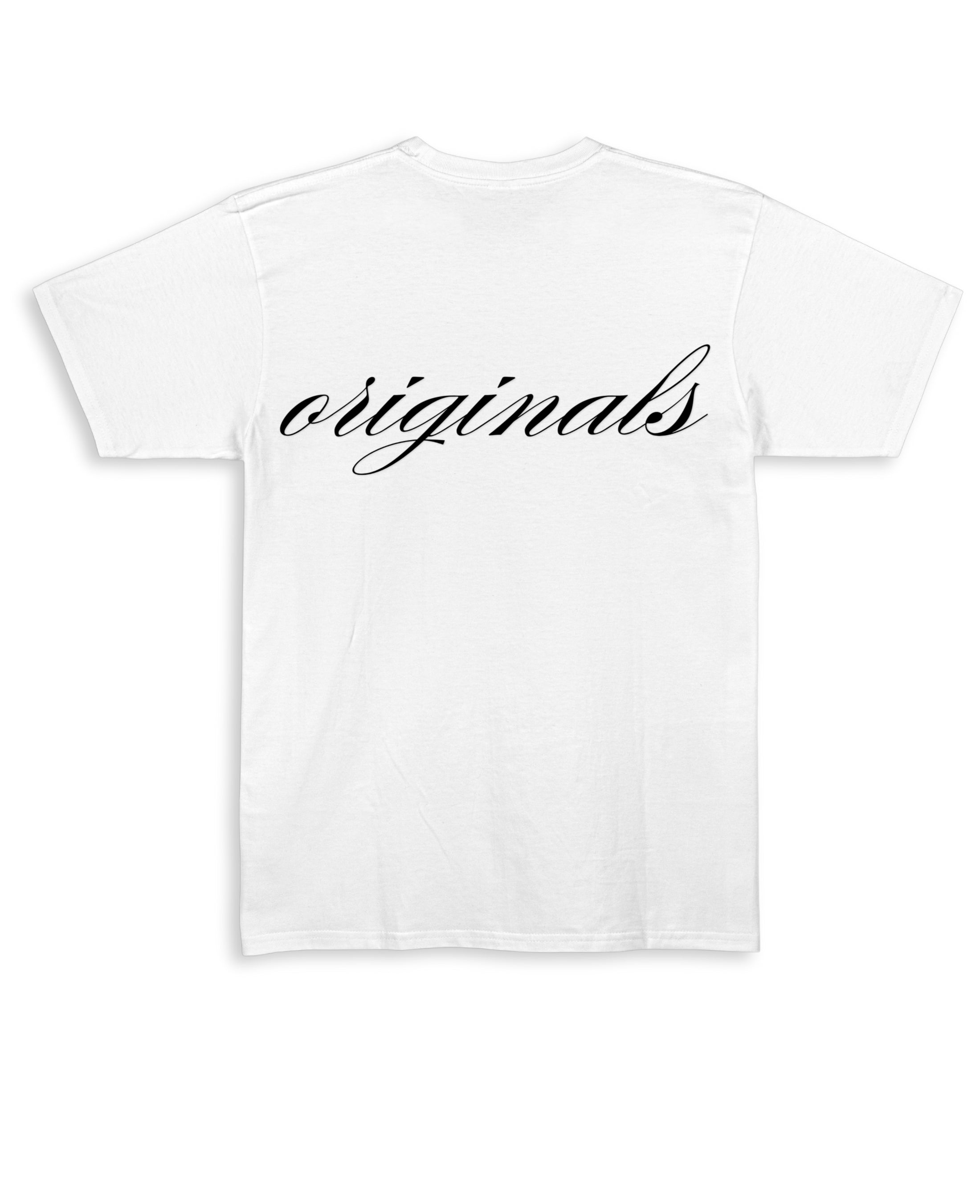 White Regular Fit T-shirt Back Design