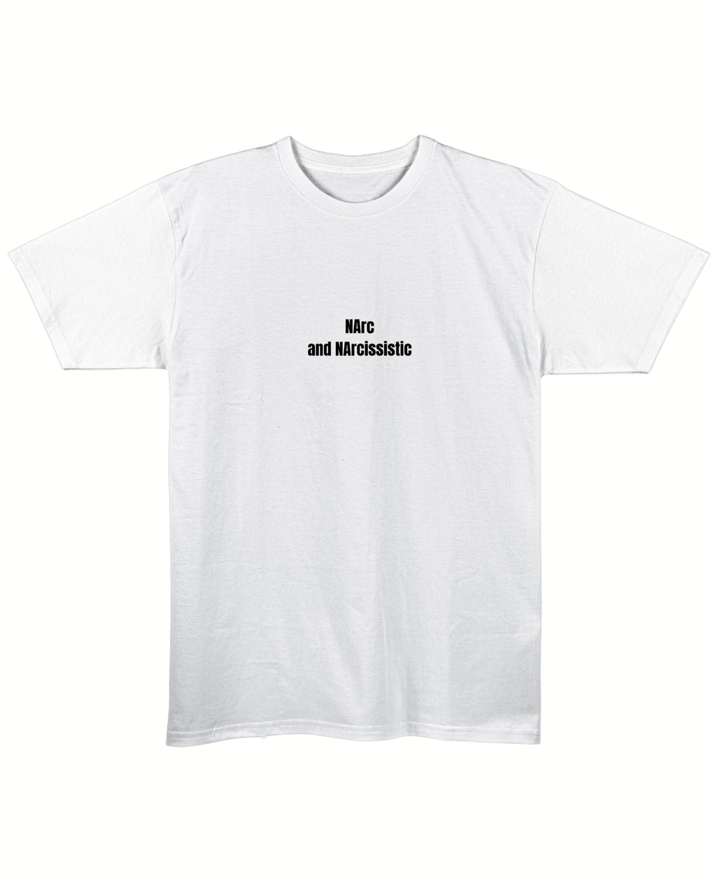 White Regular Fit T-shirt Front Design