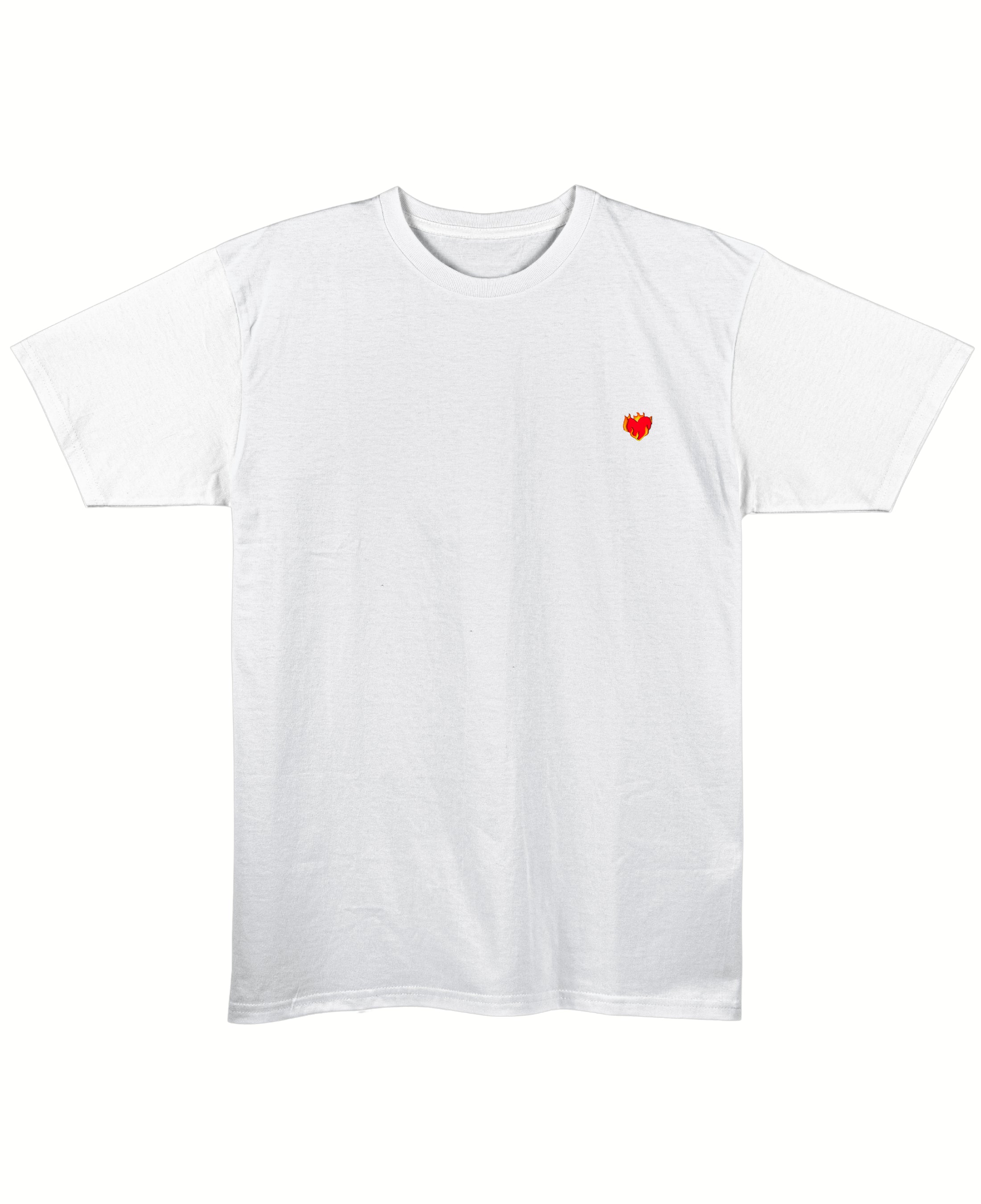 White Regular Fit T-shirt Front Design