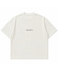 Off-white waffle boxy fit Front Design