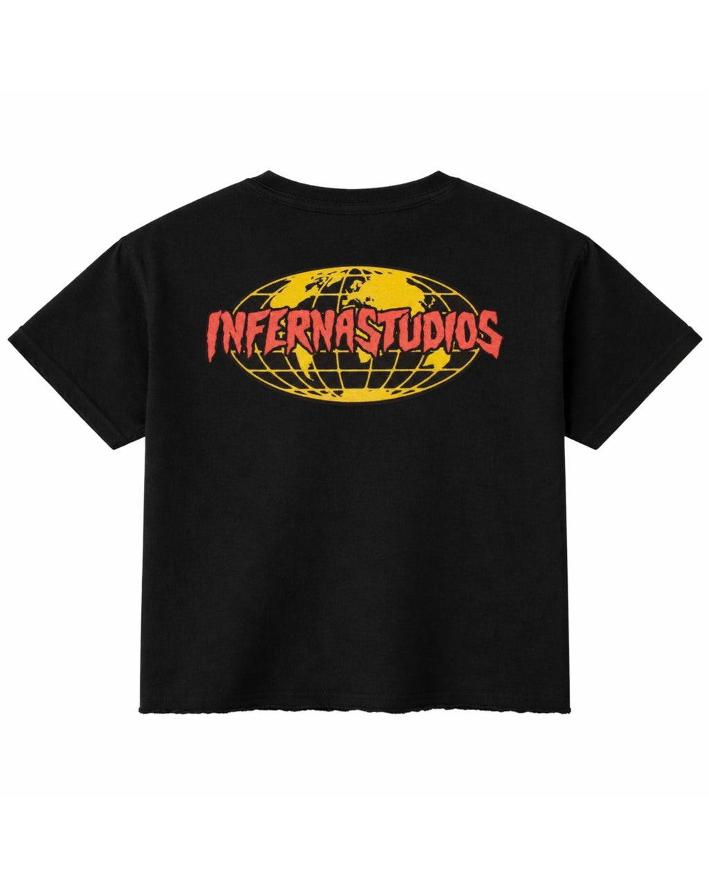 Black Boxy Fit T-shirt Back Design