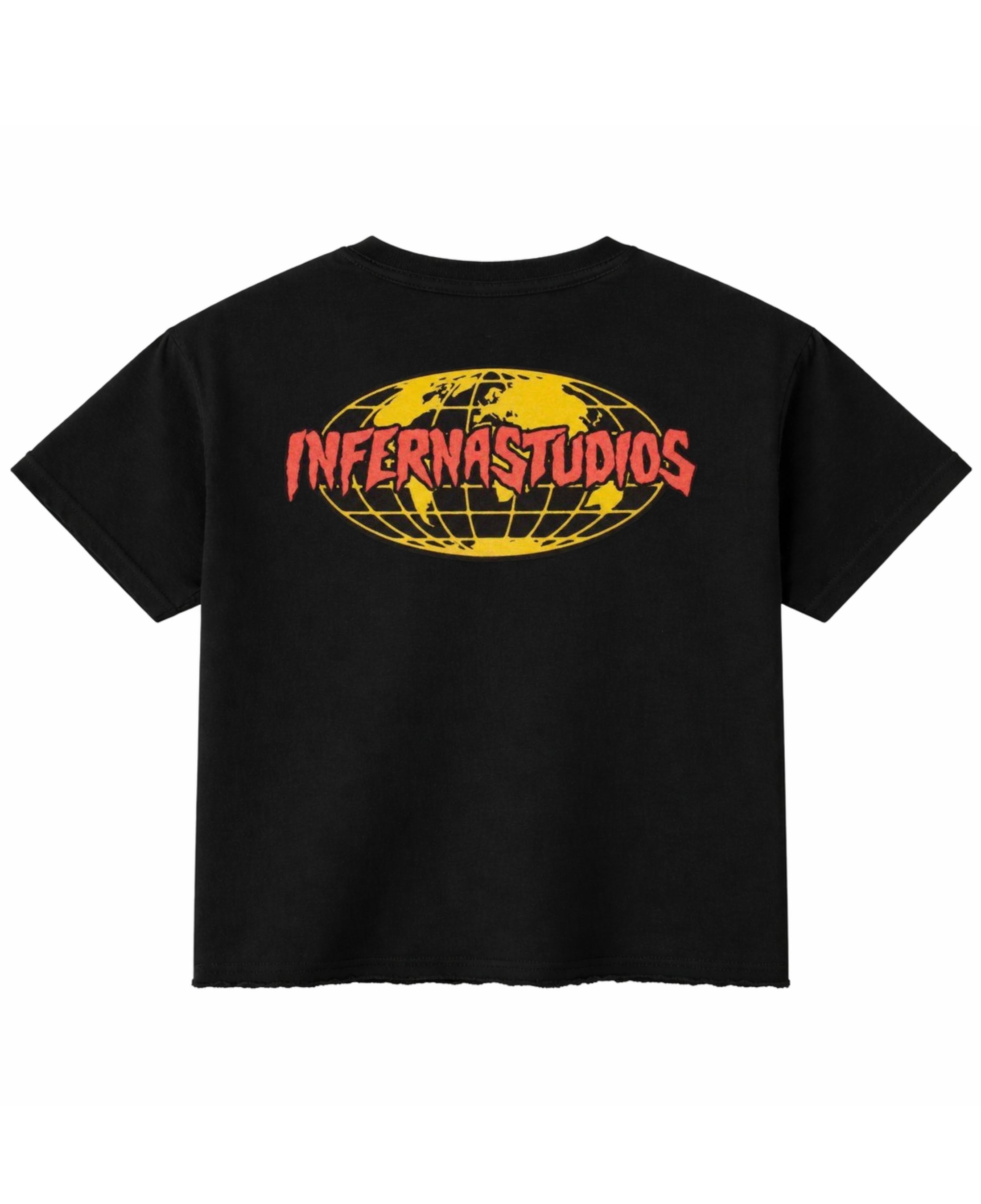 Black Boxy Fit T-shirt Back Design