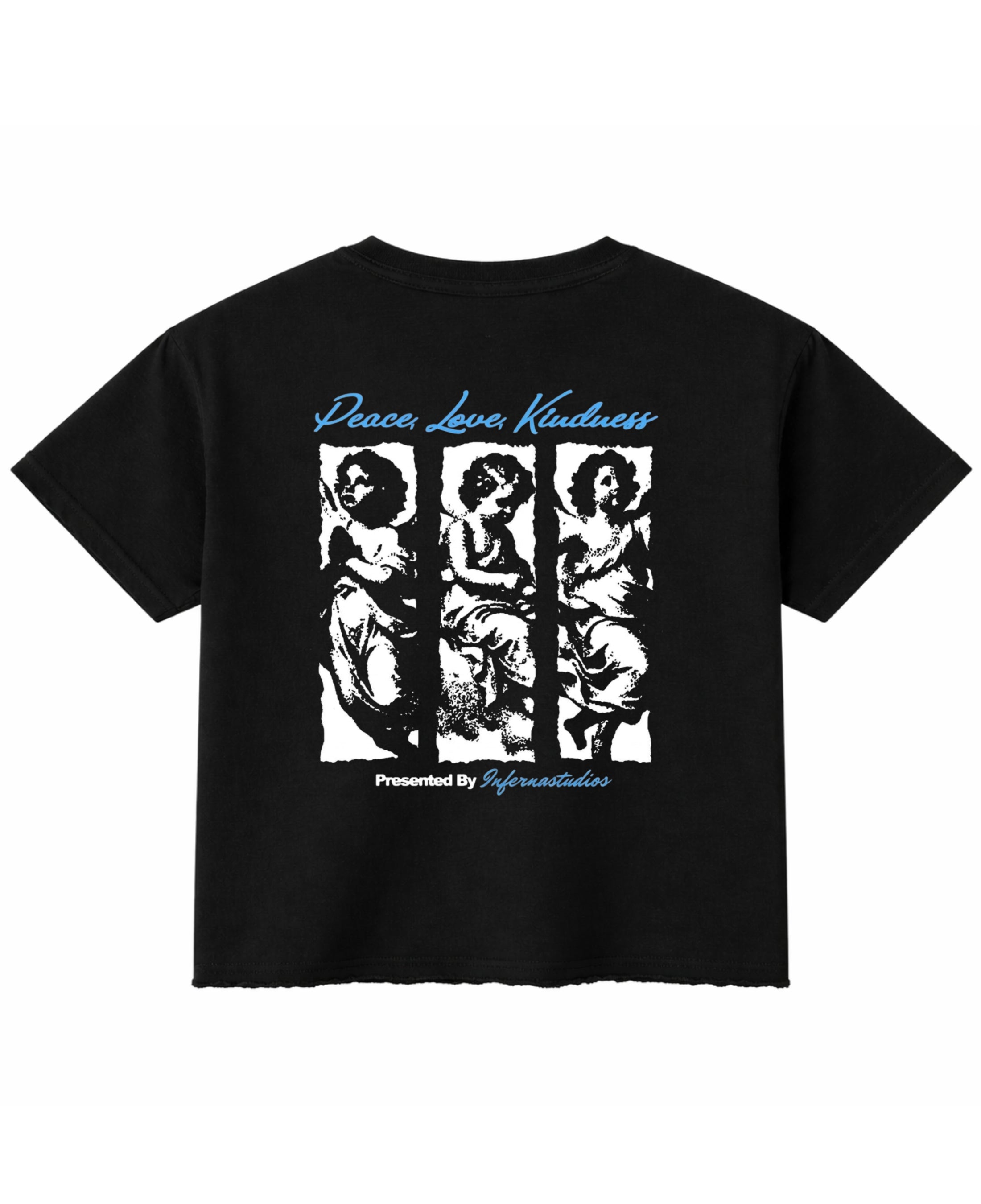Black Boxy Fit T-shirt Back Design