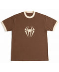 Mousse & Cream Ringer tee Front Design