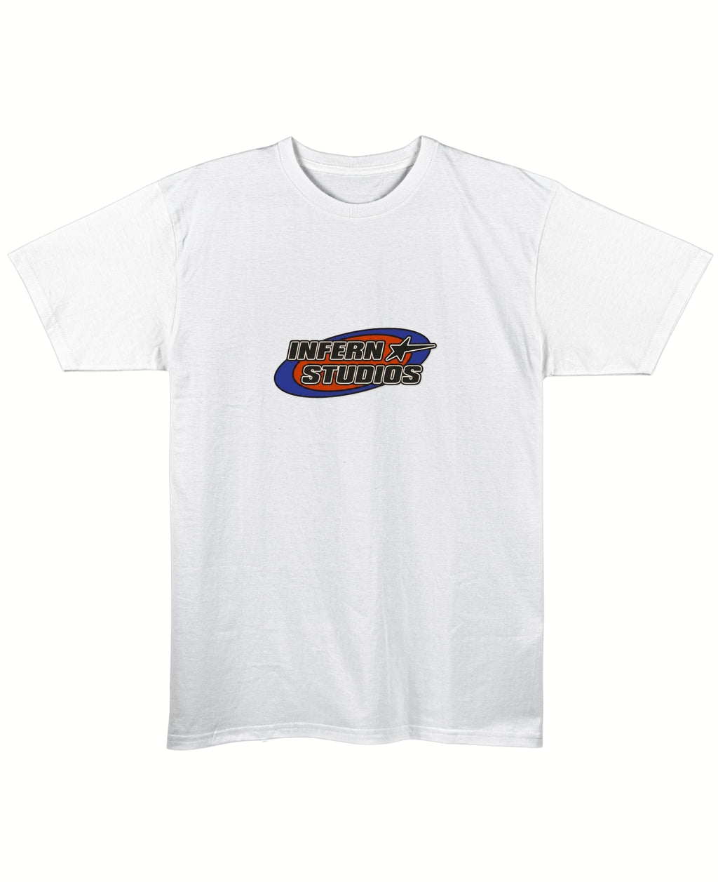 White Regular Fit T-shirt Front Design