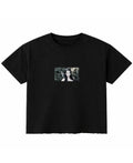 Black Boxy Fit T-shirt Front Design