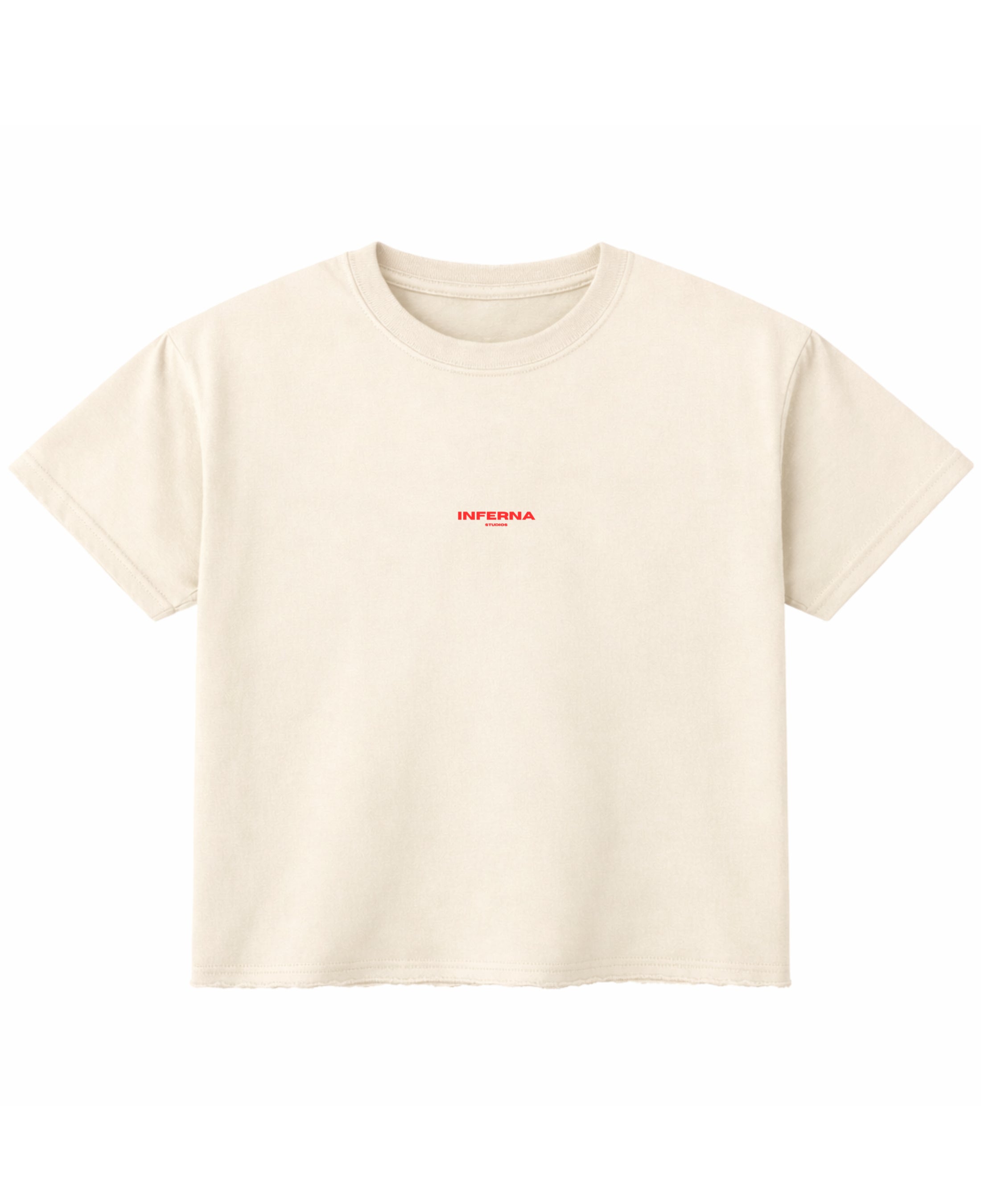 Off White Boxy Fit T-shirt Front Design