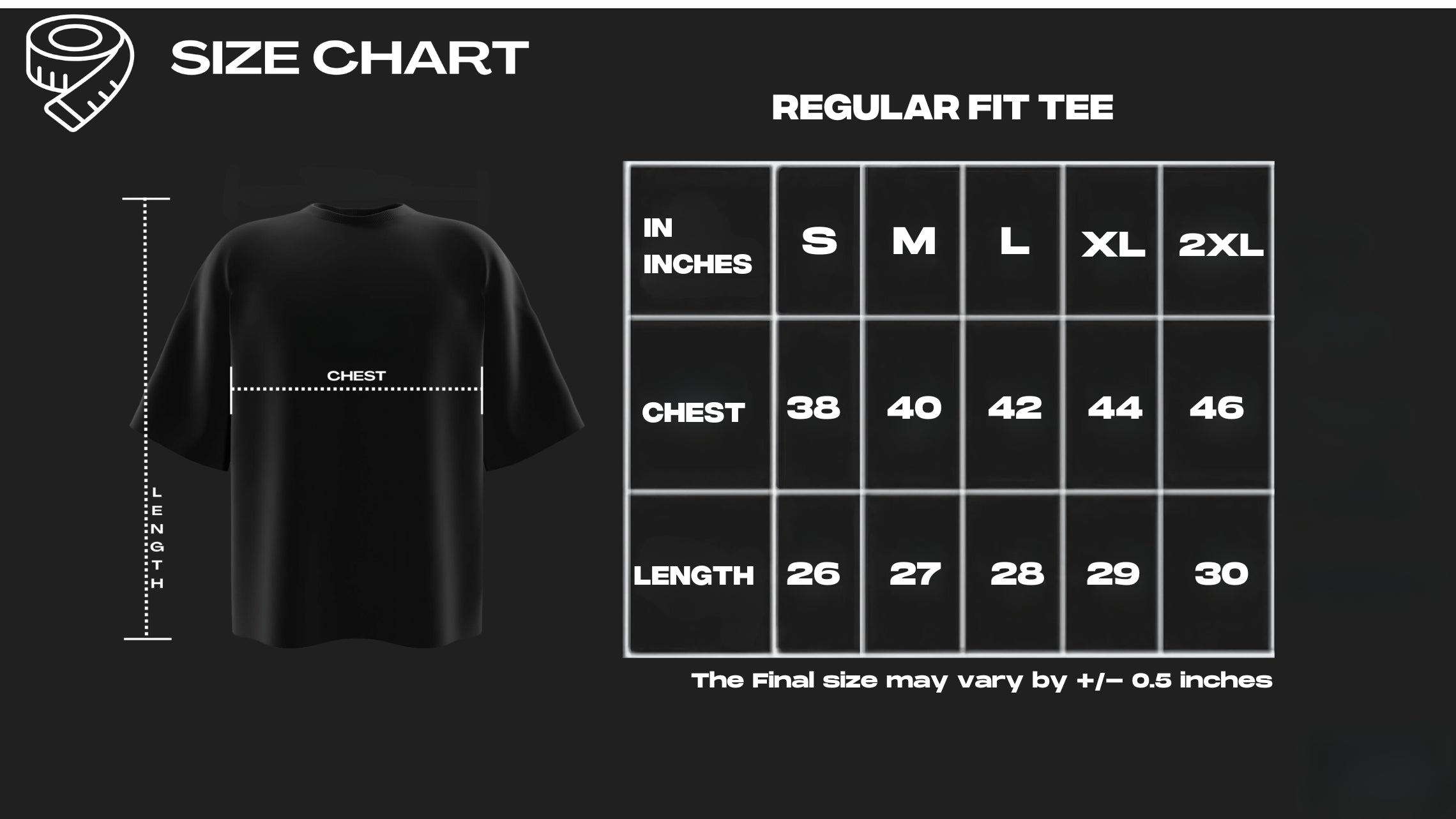 Spider Regular Fit Black Tee